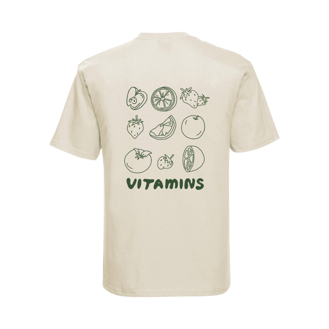 This is our new collection of summer tee's this one is for the healthy people onder us 