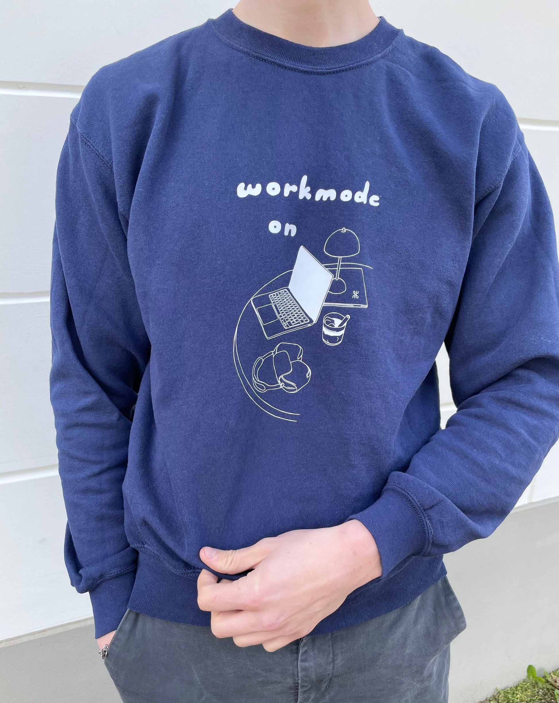 The handmade sweater that shows that your work mode is on