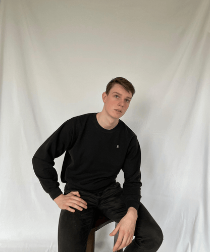 BLOOMING SWEATER BLACK - Closely yours