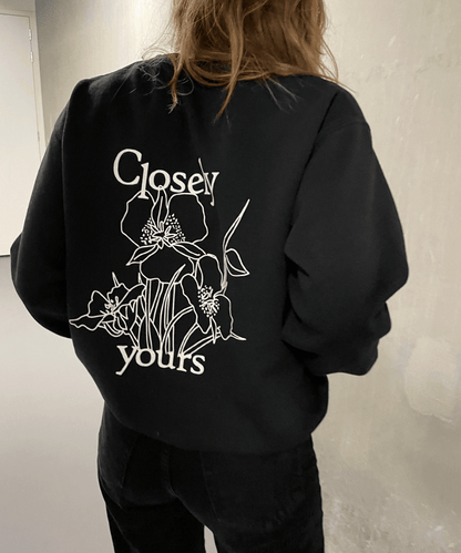 BLOOMING SWEATER BLACK - Closely yours