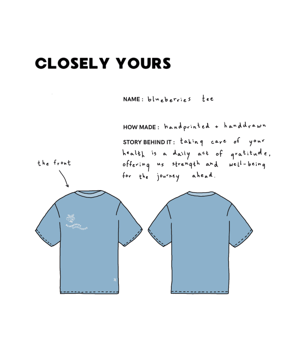 BLUEBERRIES TEE - Closely yours