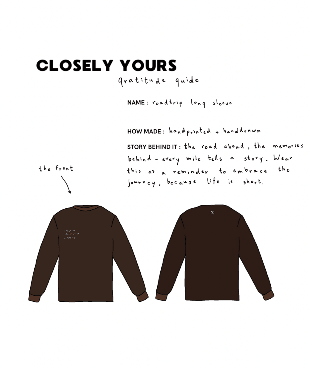 ROADTRIP LONG SLEEVE - Closely yours